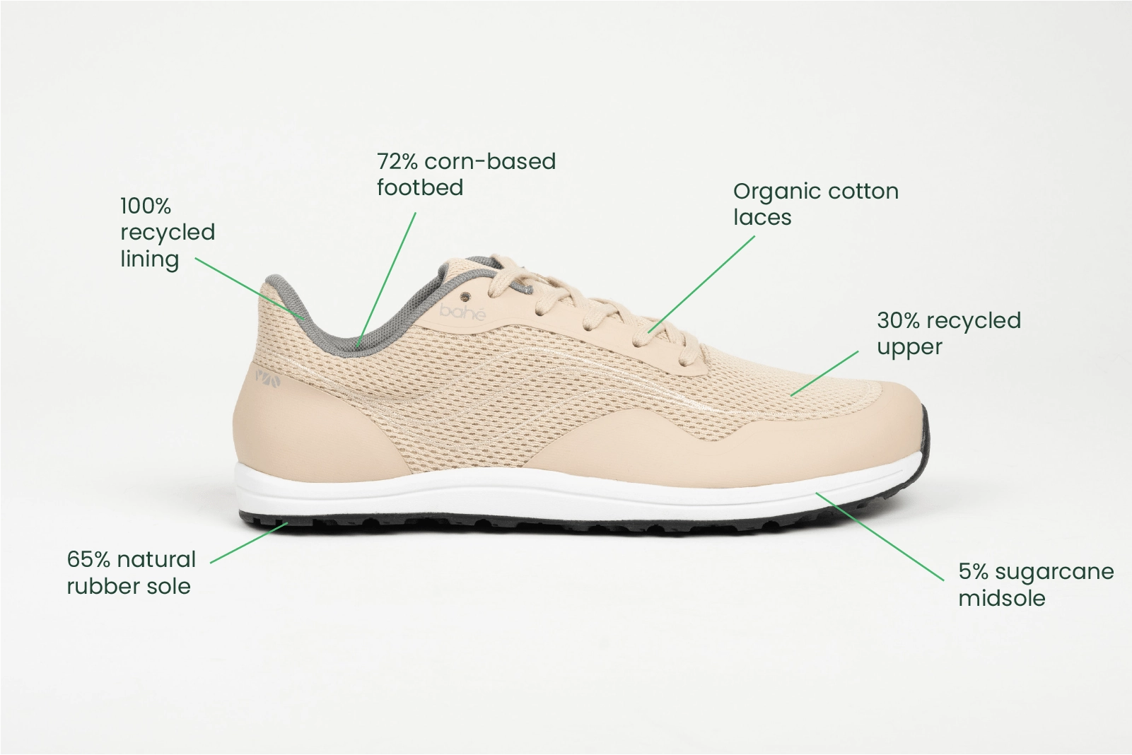 Men's Revive Grounding Barefoot Vegan Sneakers | Sandstone