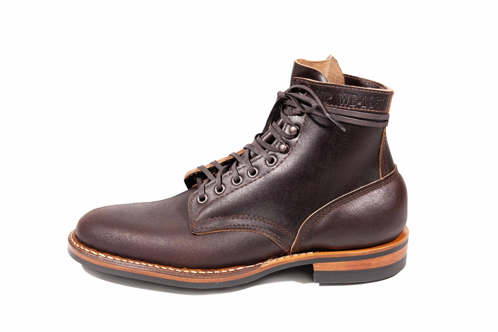 MP-Sherman Plain Toe (Dainite Sole) - Waxed Flesh