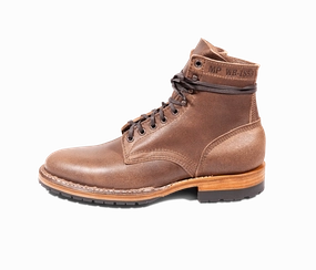 MP-Sherman Plain Toe (Half Sole) - Waxed Flesh