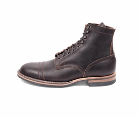 MP-Sherman Toe Cap (Dainite Sole) - Waxed Flesh