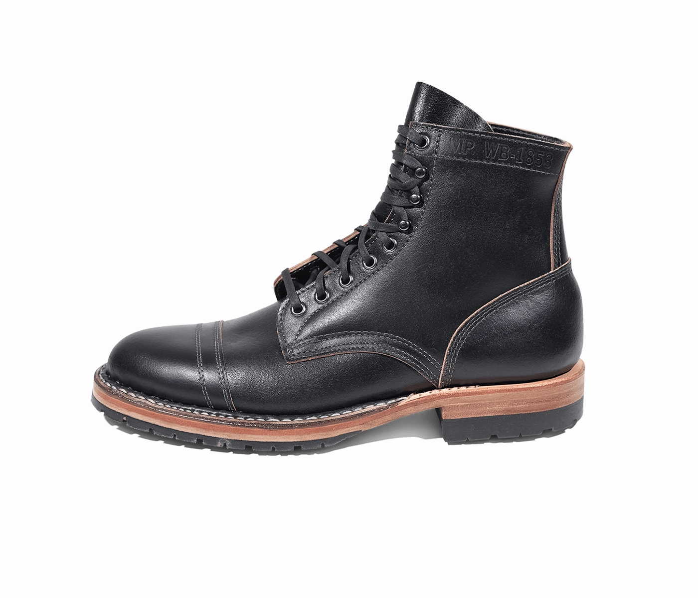 MP-Sherman Toe Cap (Half Sole) - Waxed Flesh