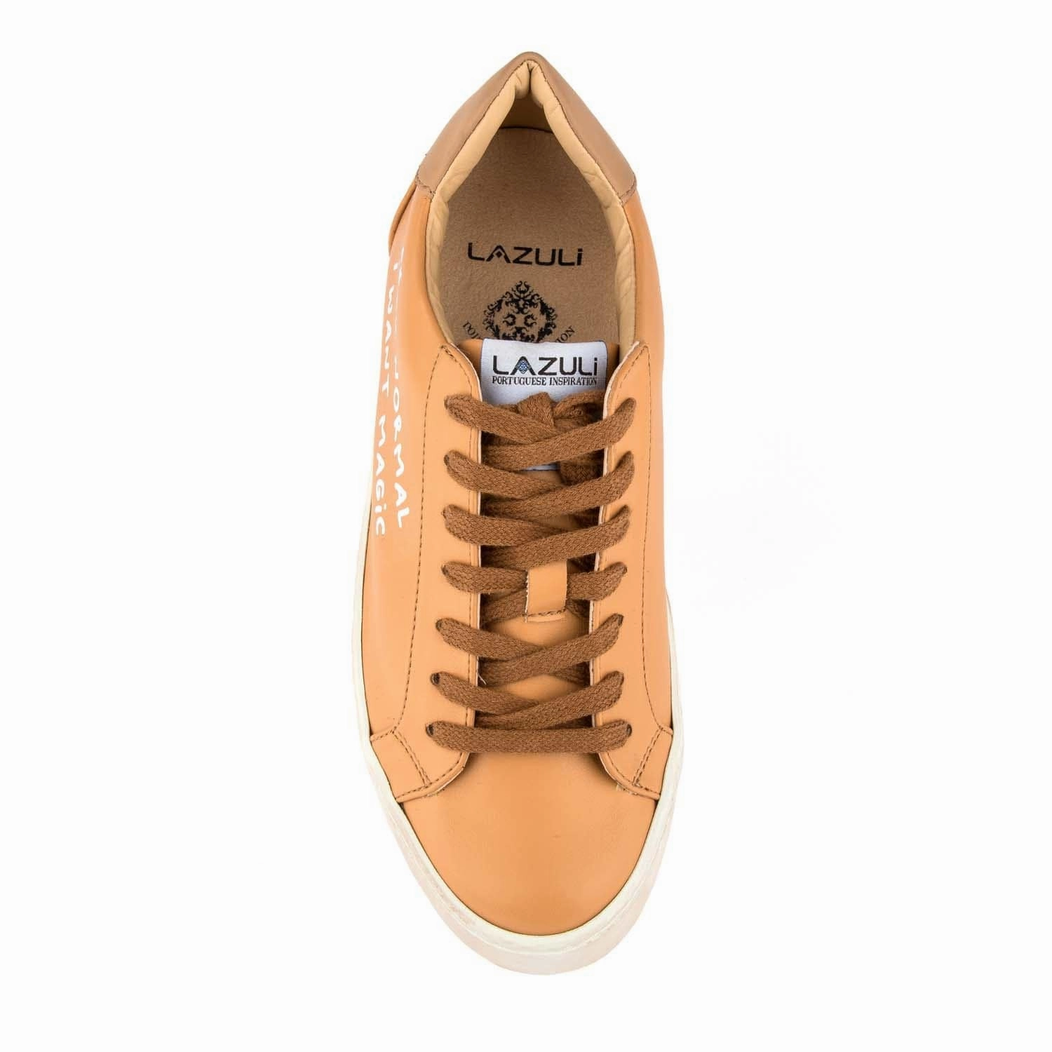 My Tennis F*ck Normal Vegan Apple Leather Sneakers | Camel