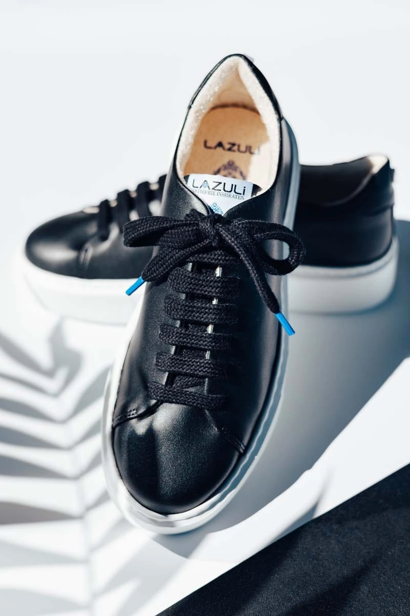 My Tennis Wastea Vegan Tea Leather | Black