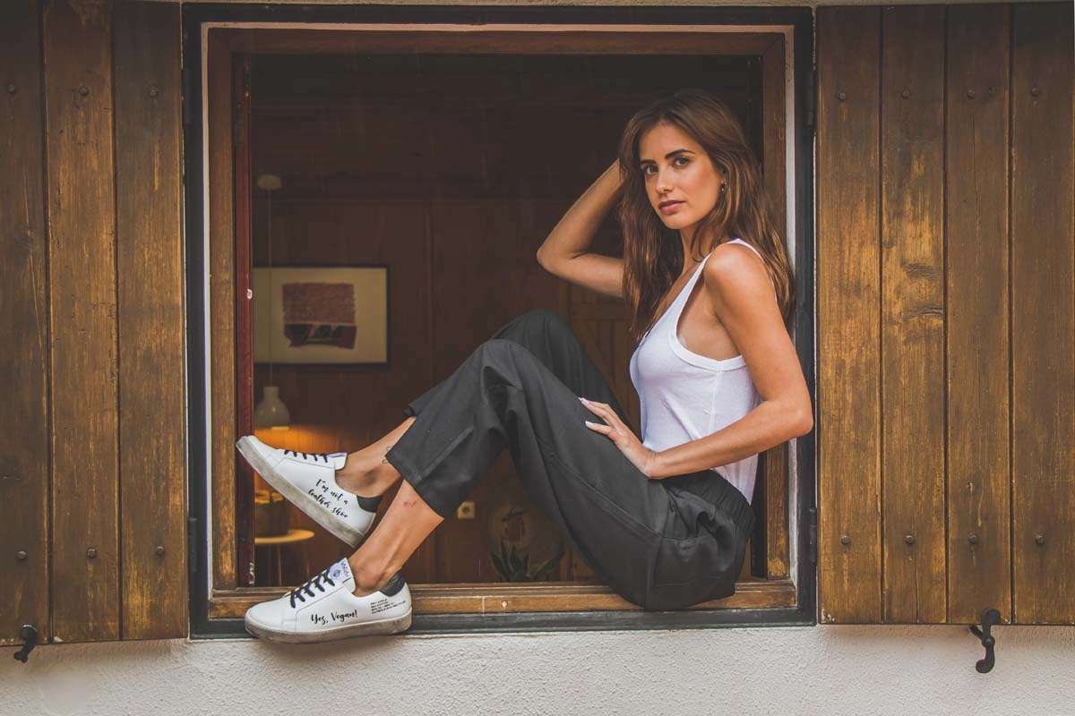 My Tennis Yes Vegan Apple Leather Sneakers | Vegan