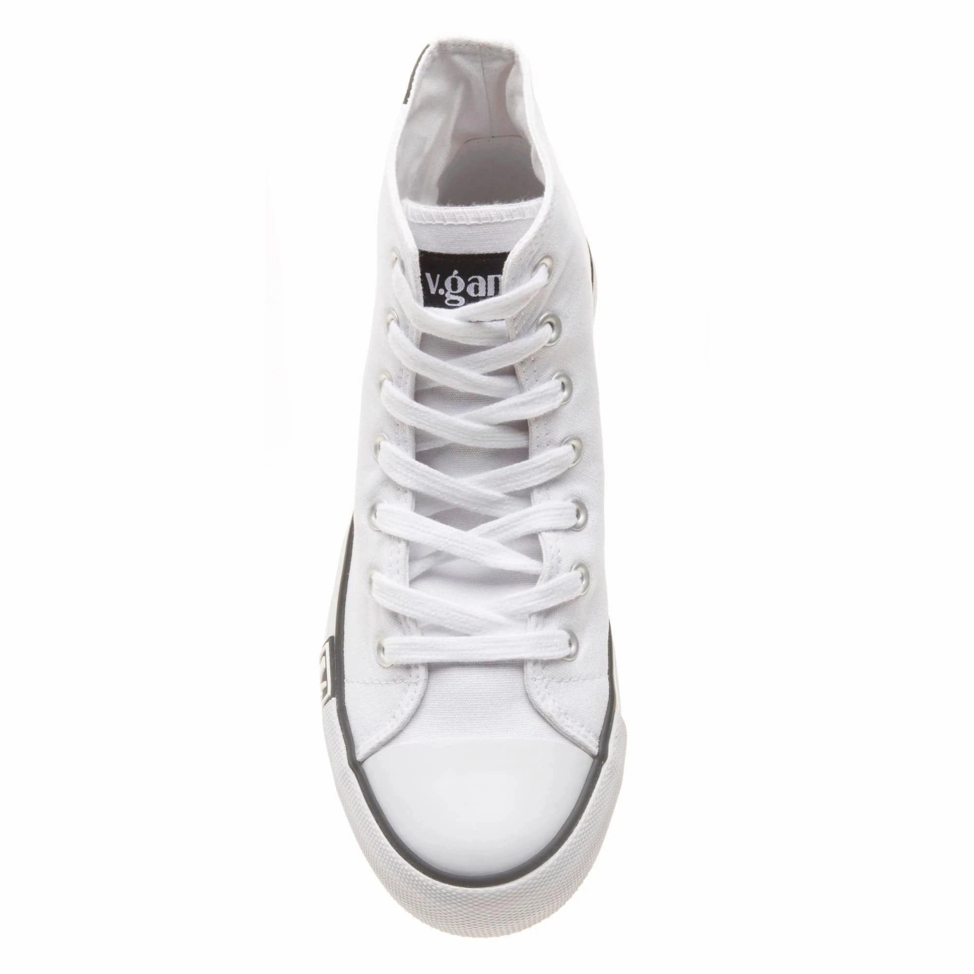 Nut Women's Vegan Hi Top Sneakers | White