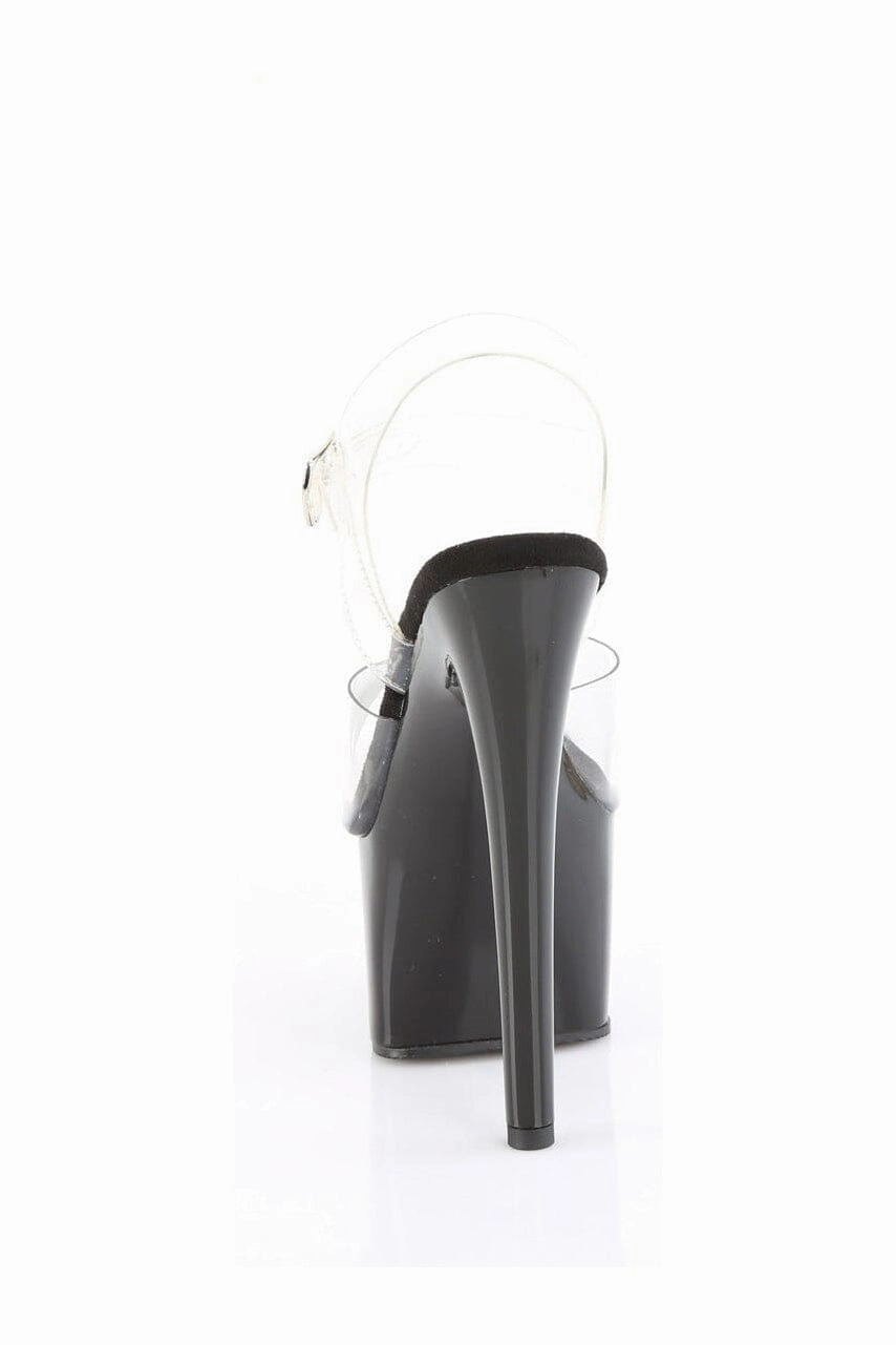 PASSION-708 Clear Vinyl Sandal