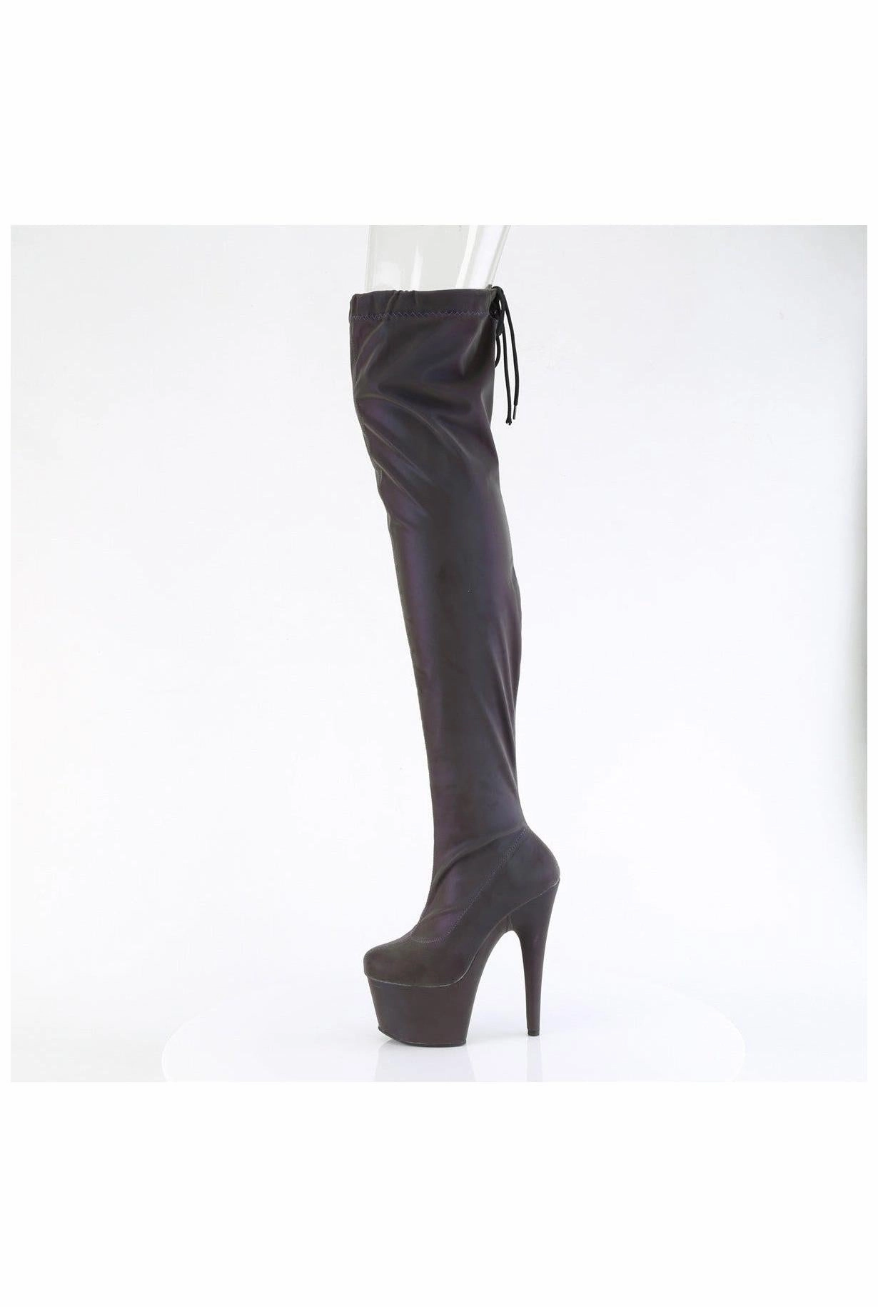 Pleaser ADORE-3008REFL Thigh Boot