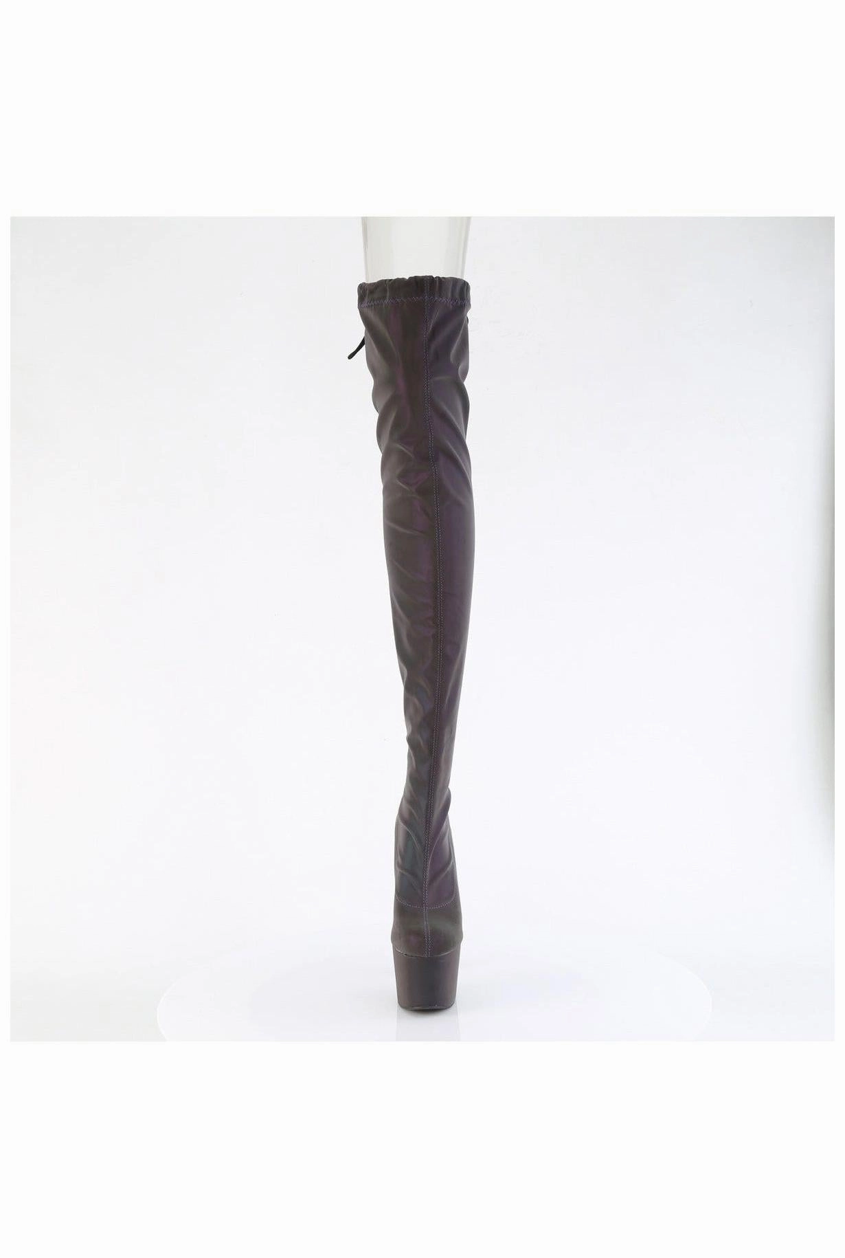 Pleaser ADORE-3008REFL Thigh Boot