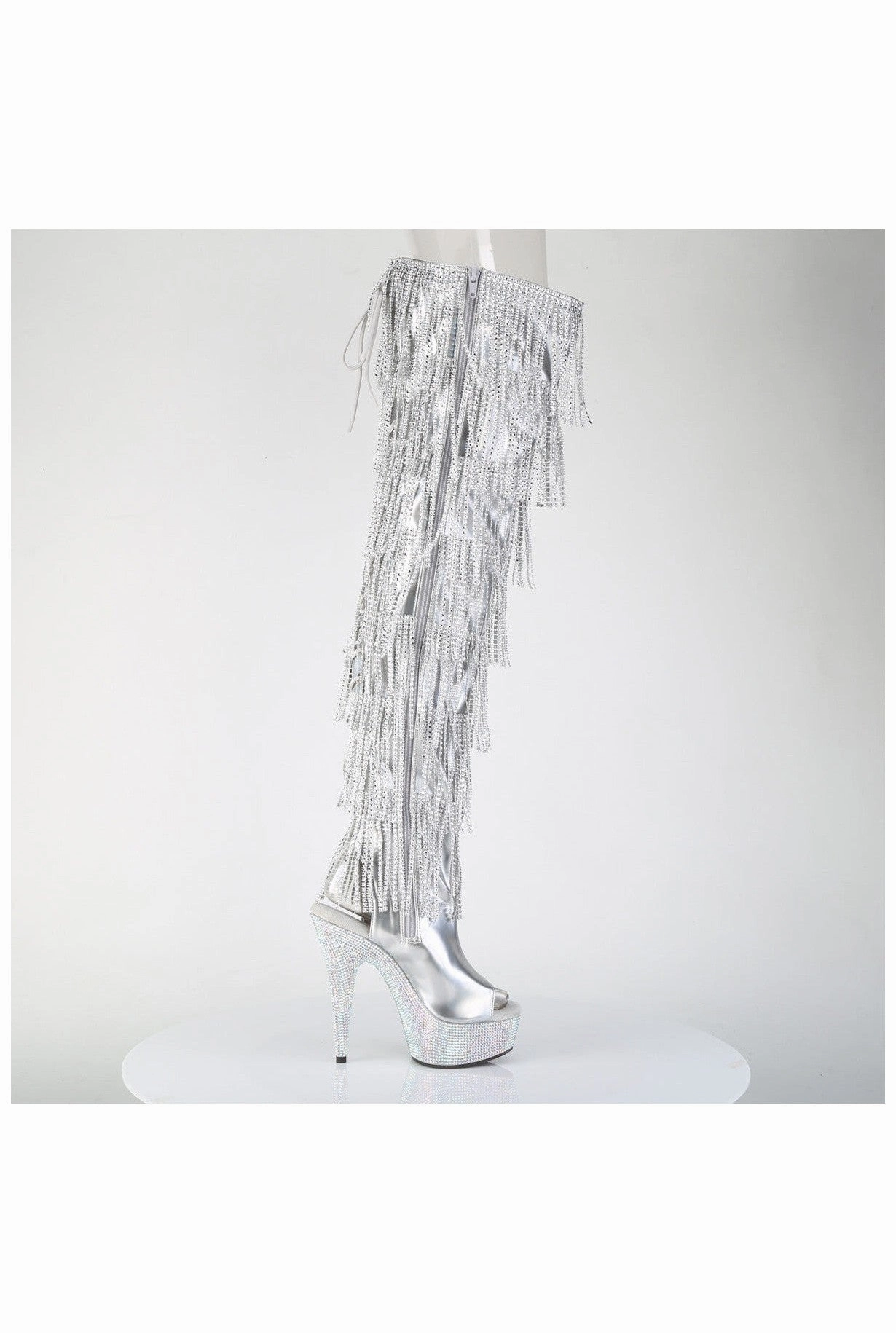Pleaser BEJEWELED-3017HG-RSF Thigh Boot
