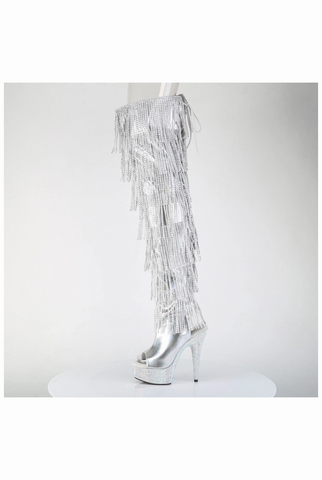 Pleaser BEJEWELED-3017HG-RSF Thigh Boot