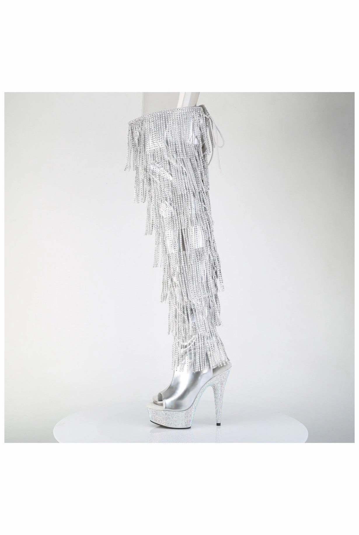 Pleaser BEJEWELED-3017HG-RSF Thigh Boot