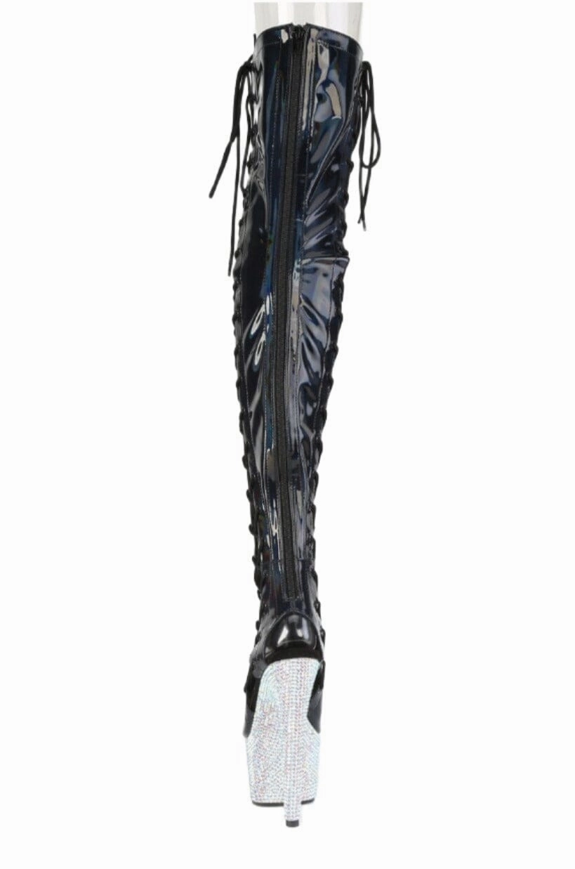 Pleaser BEJEWELED-3052HG-7 Thigh Boot