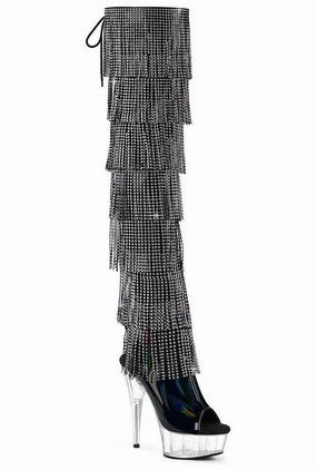 Pleaser DELIGHT-3017HG-RSF Thigh Boot