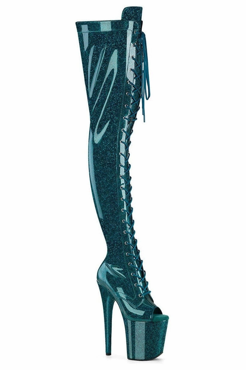 Pleaser FLAMINGO-3021GP Thigh Boot