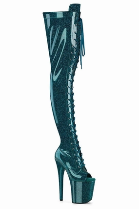 Pleaser FLAMINGO-3021GP Thigh Boot