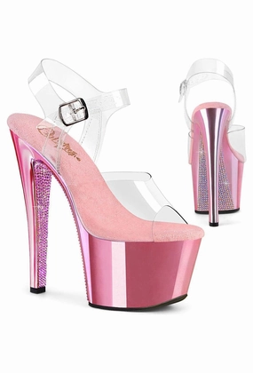 Pleaser SKY-308CHRS Sandal