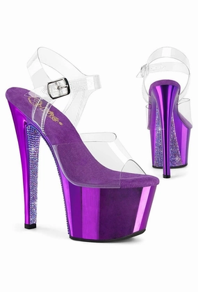 Pleaser SKY-308CHRS Sandal