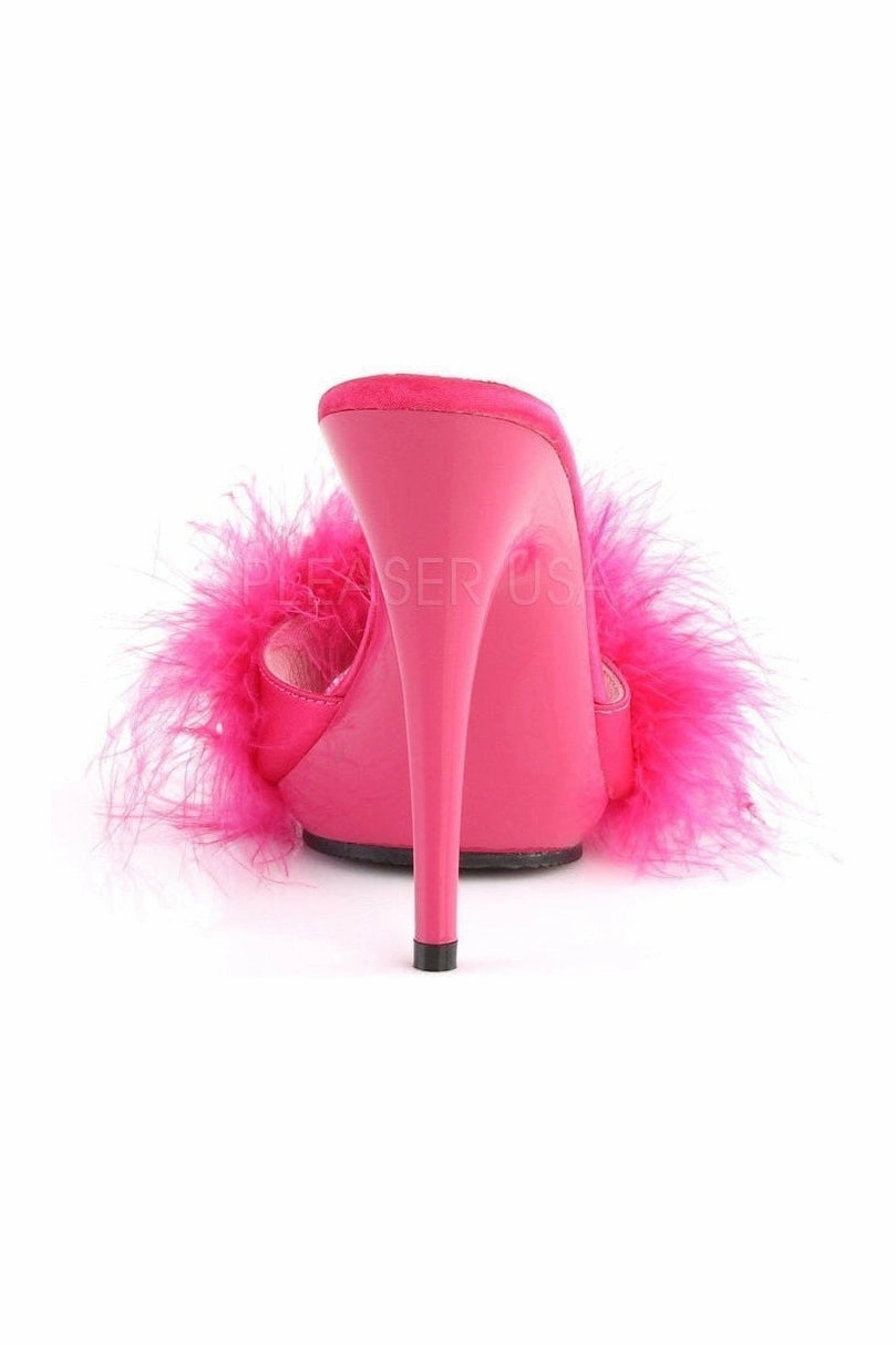 POISE-501F Slide | Fuschia Genuine Satin