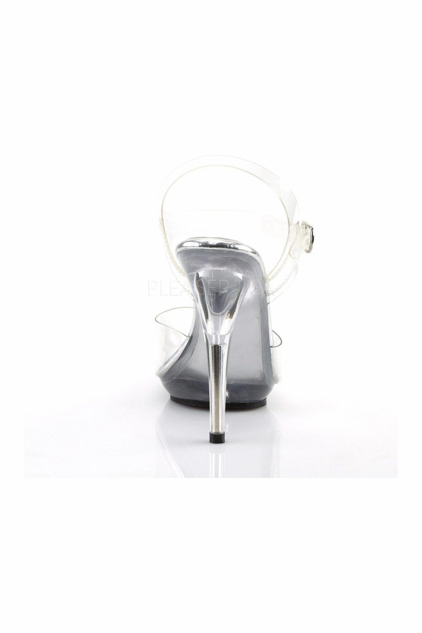 POISE-508 Sandal | Clear Vinyl