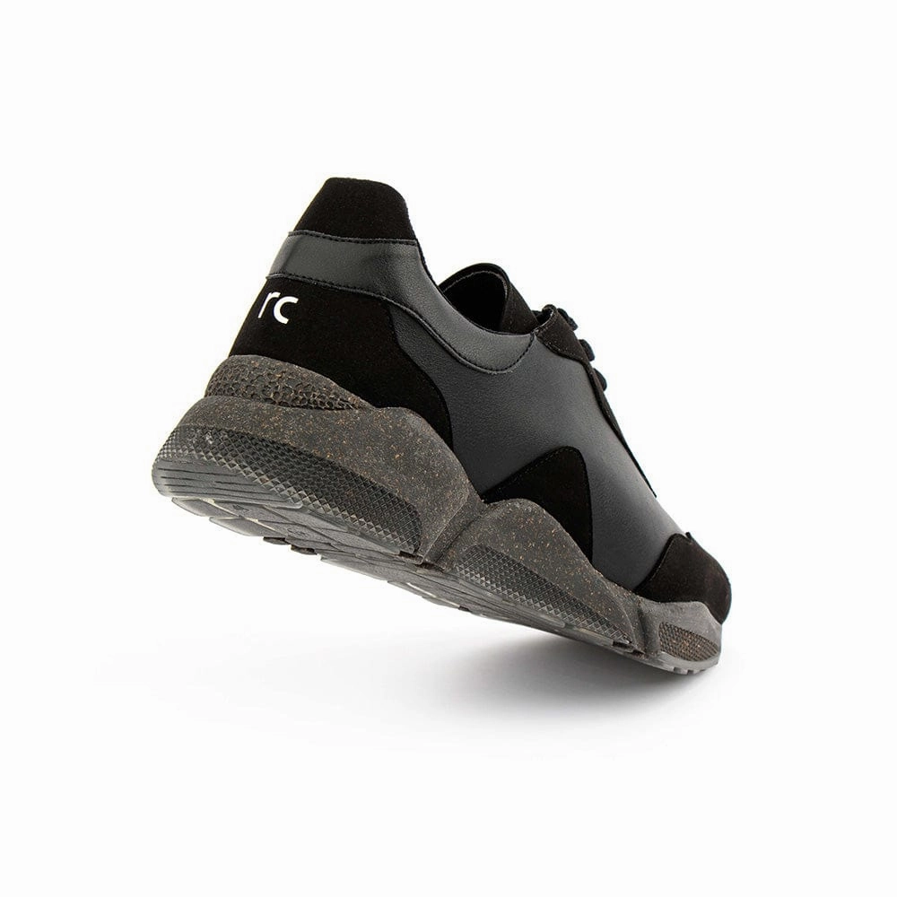 RC Apple Leather Vegan Sneakers | Black