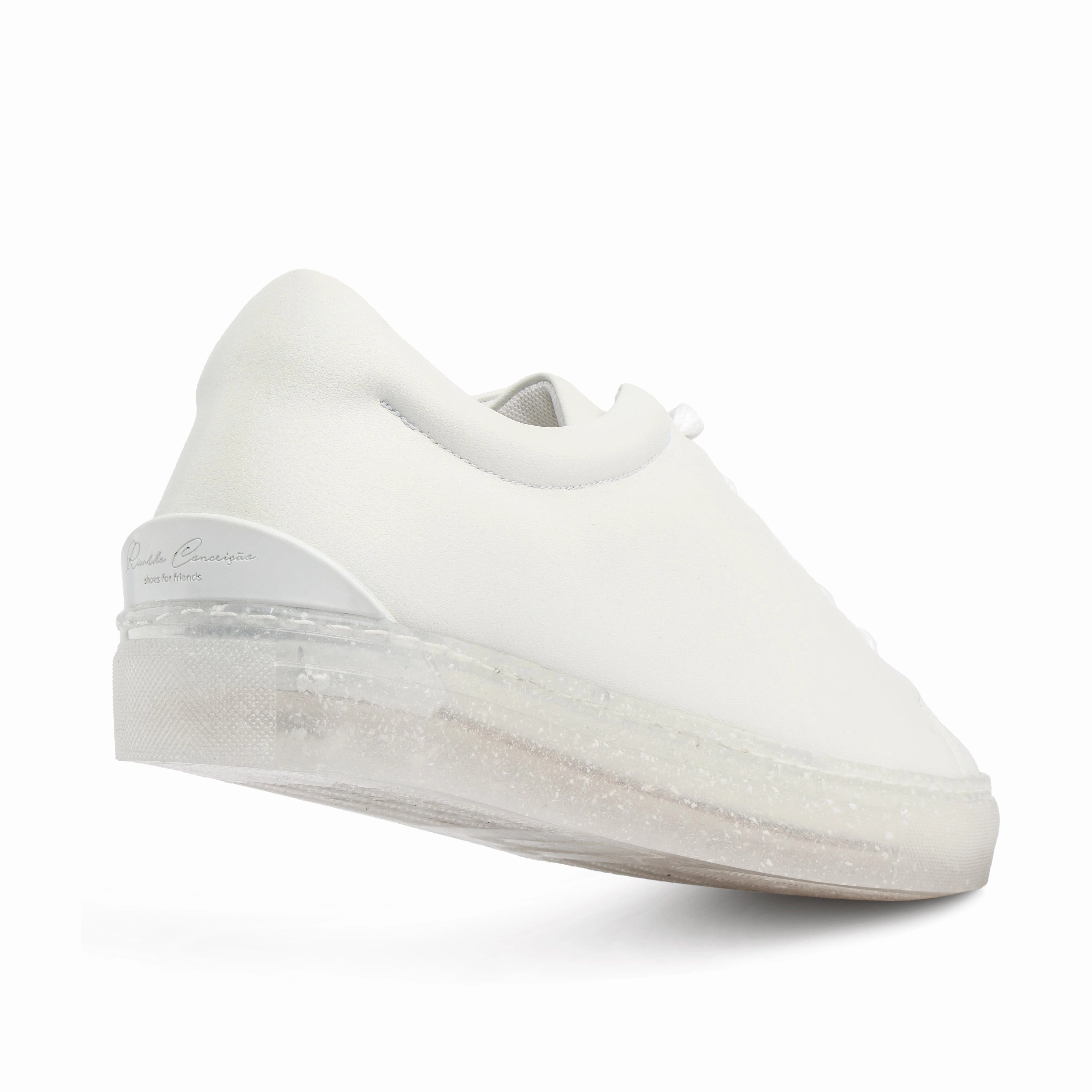 RC Recycled Vegan Leather Trainers | White