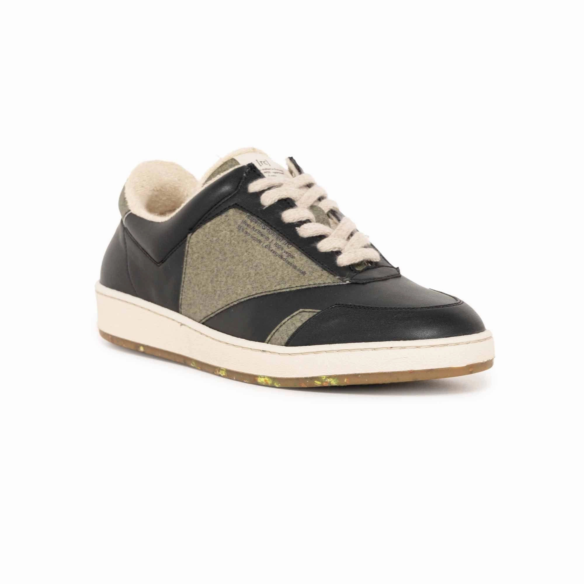 RC Retro Vegan Leather Tea Waste Sneakers | Black