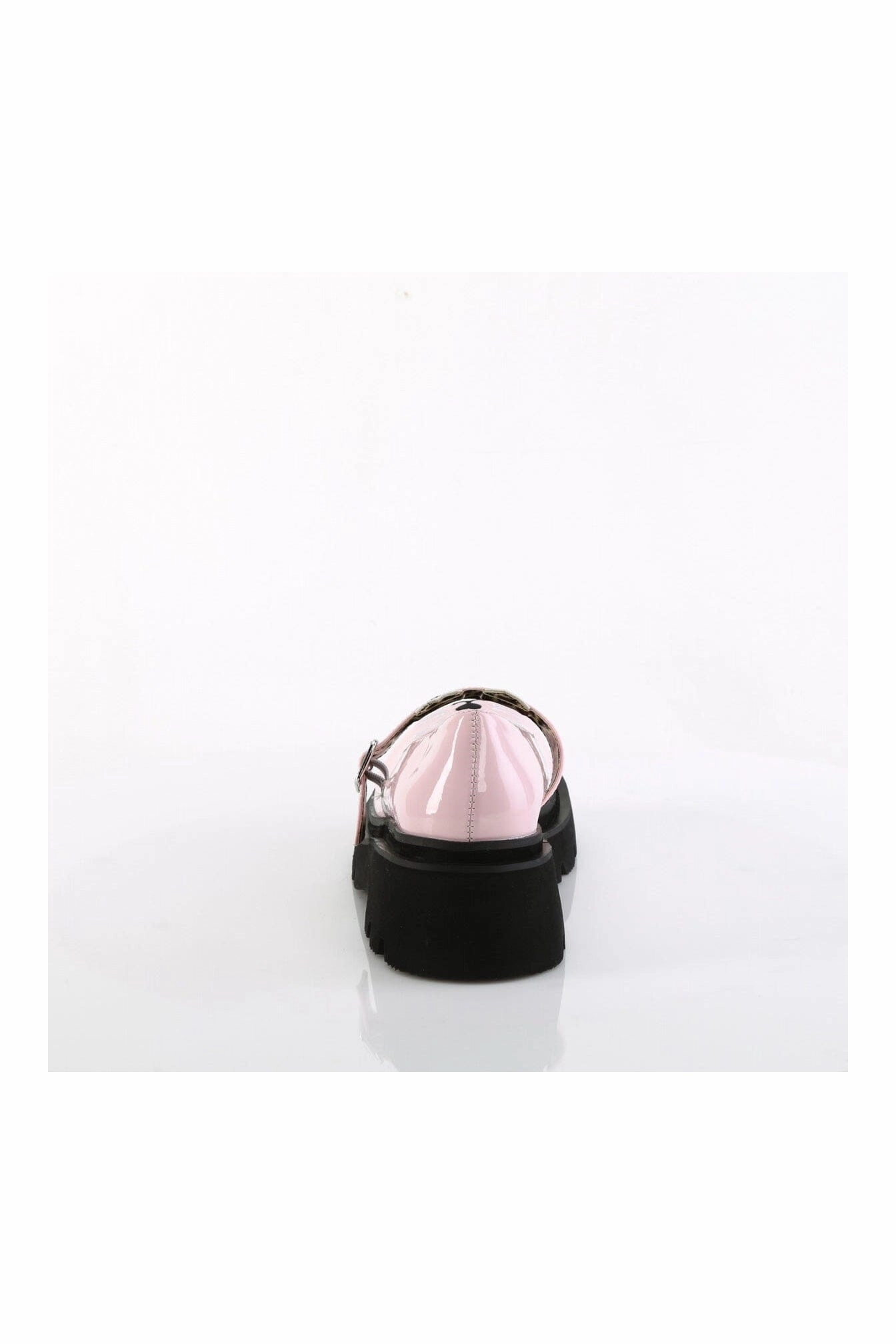 RENEGADE-56 Pink Hologram Patent Mary Janes