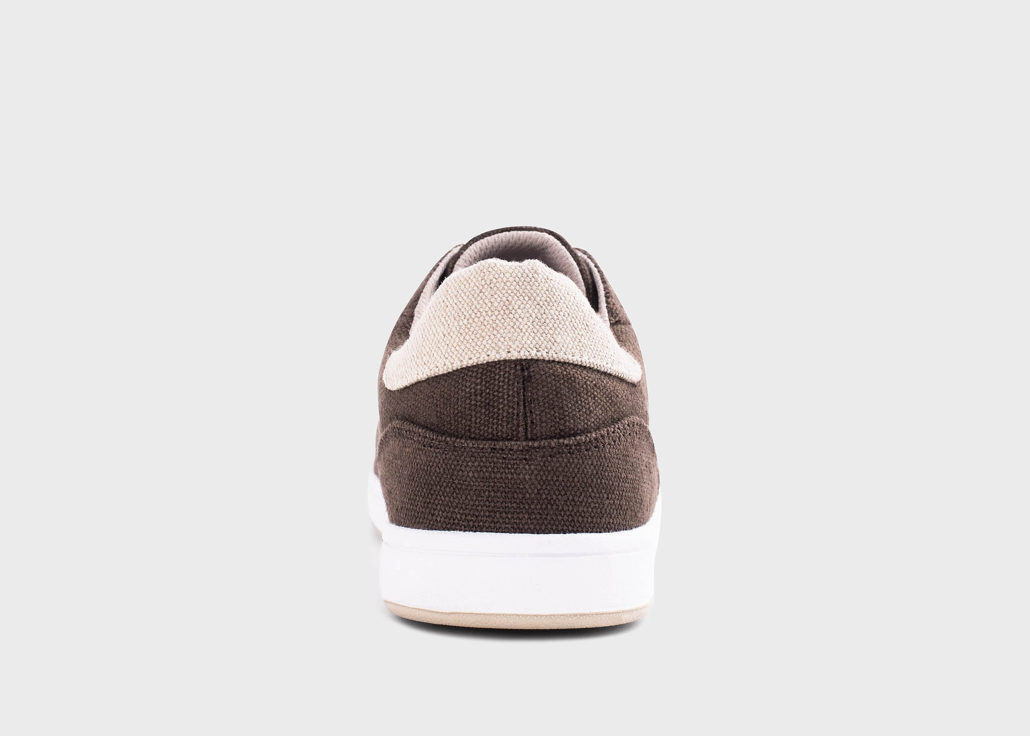 Seeker Men's Vegan Hemp Sneakers | Dark Brown