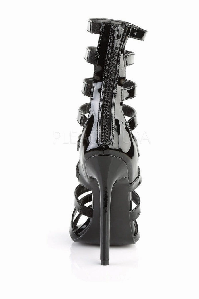 SEXY-52 Sandal  | Black Patent