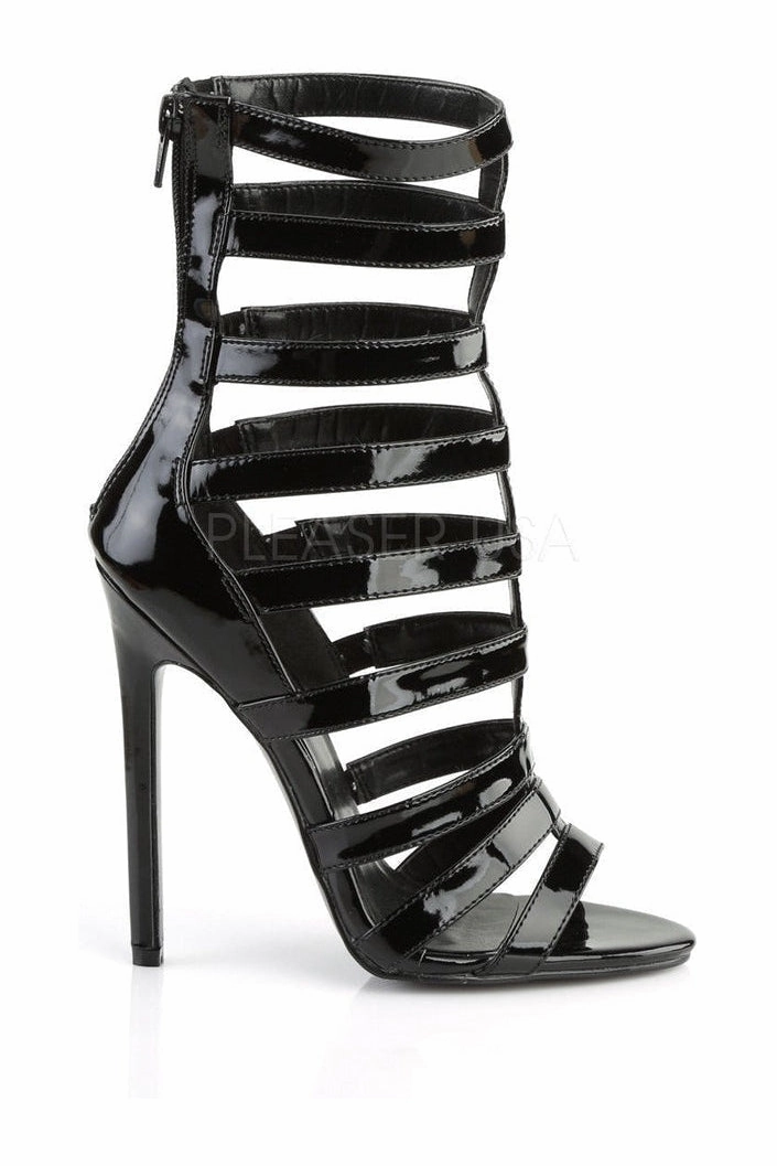 SEXY-52 Sandal  | Black Patent