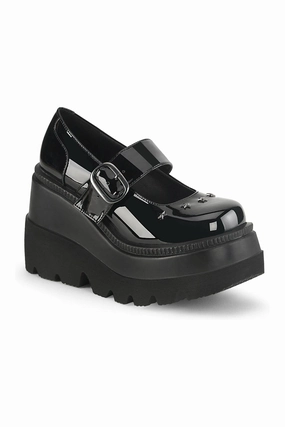 SHAKER-23 Black Patent Mary Jane