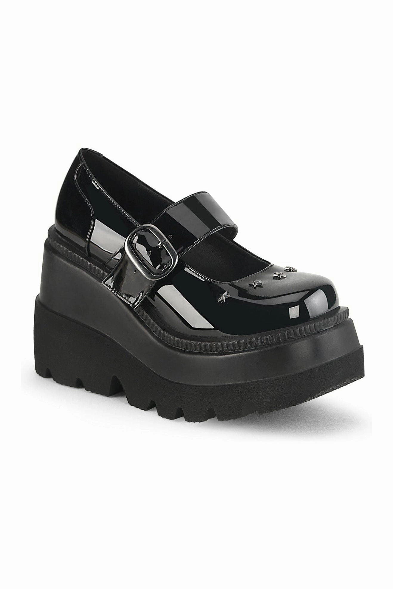 SHAKER-23 Black Patent Mary Jane
