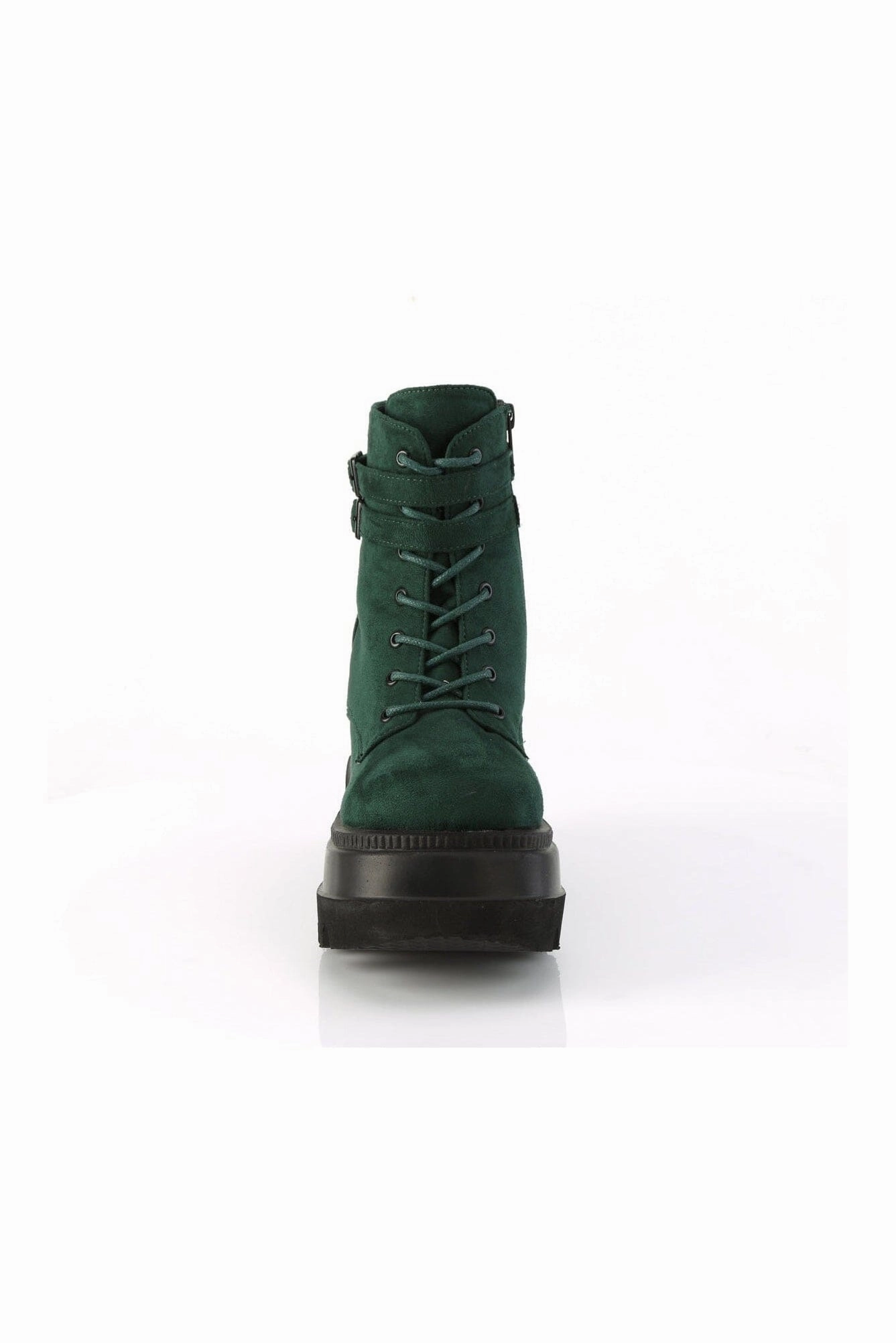 SHAKER-52 Green Vegan Suede Ankle Boot