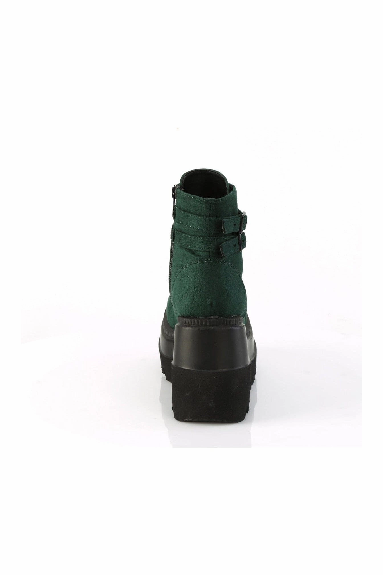 SHAKER-52 Green Vegan Suede Ankle Boot