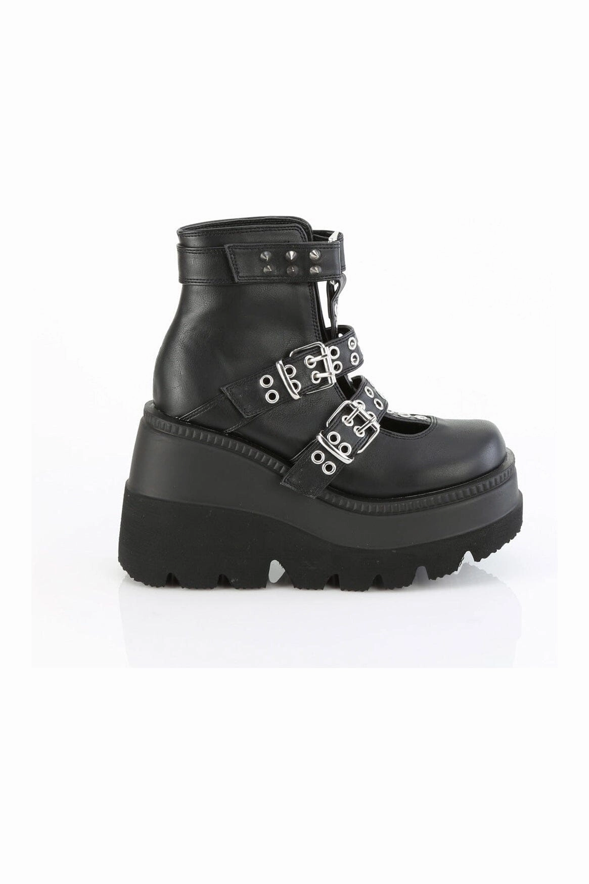 SHAKER-62 Black Vegan Leather Ankle Boot