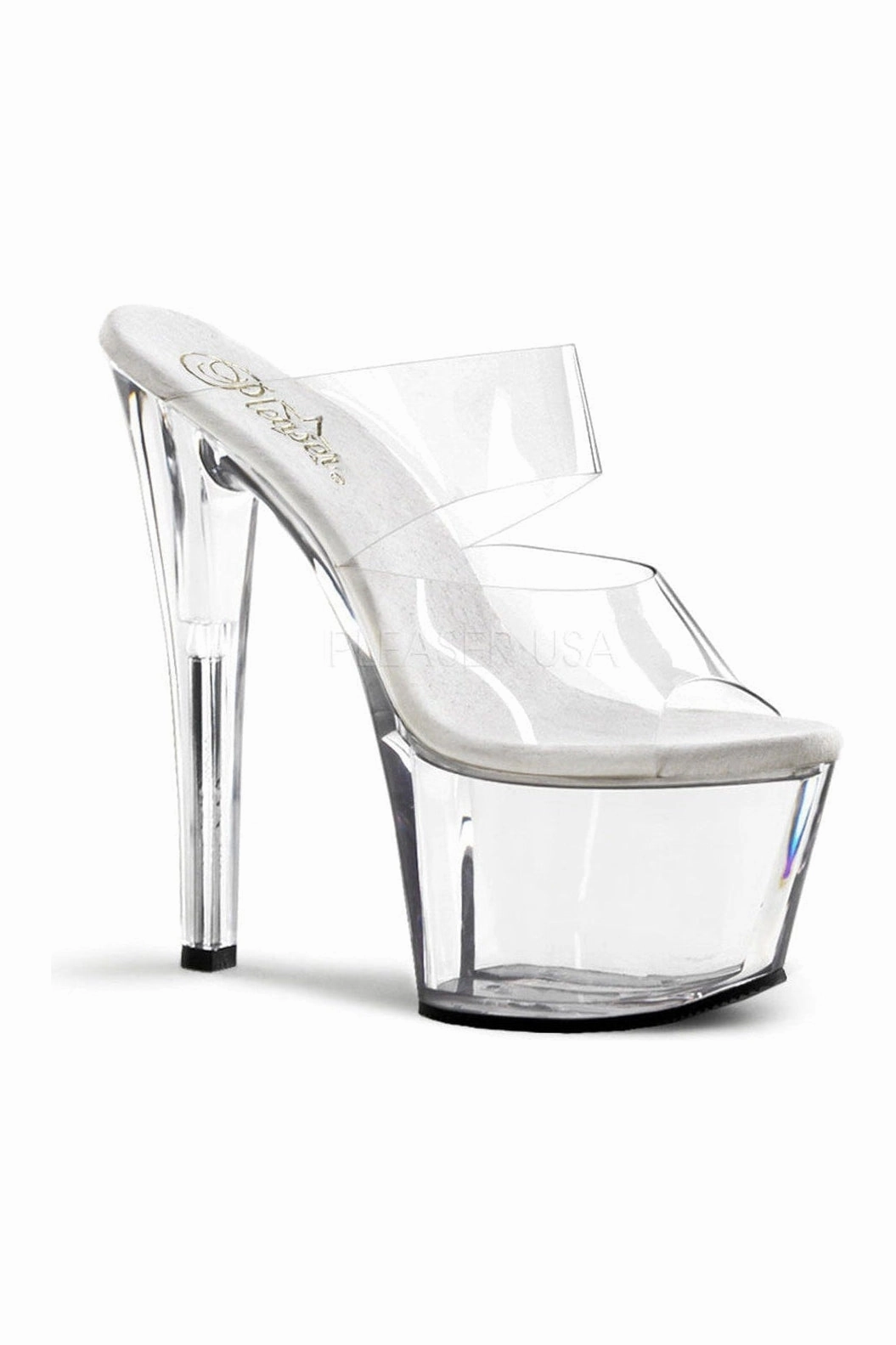 SKY-302 Platform Slide  | Clear Vinyl