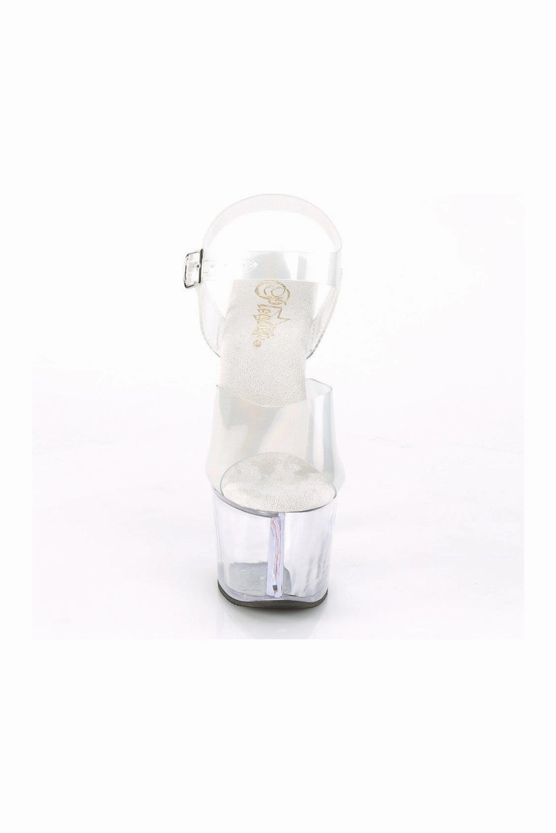SKY-308N-RBH Exotic Sandal | Clear Vinyl