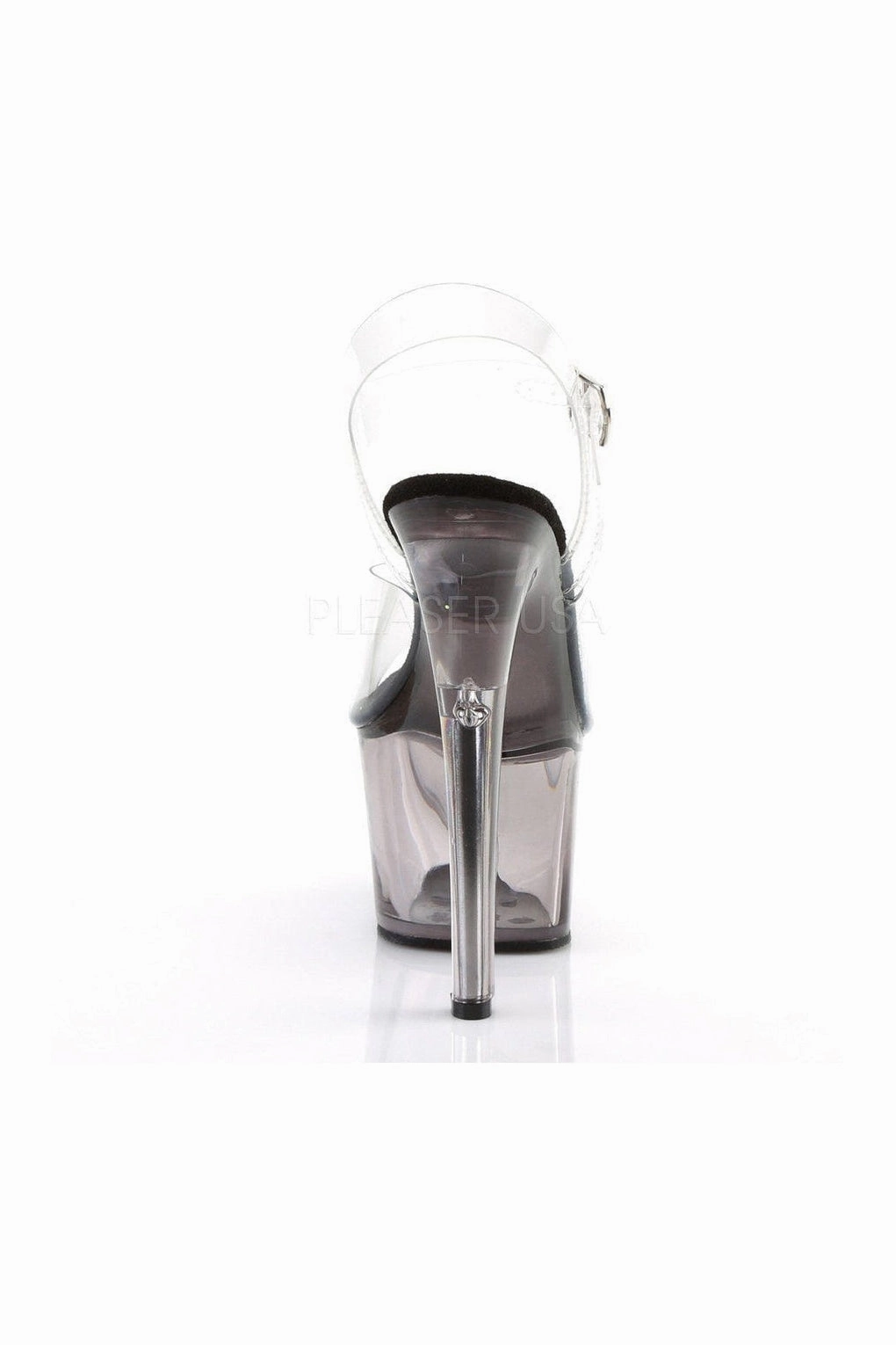 SKY-308T Platform Sandal  | Clear Vinyl