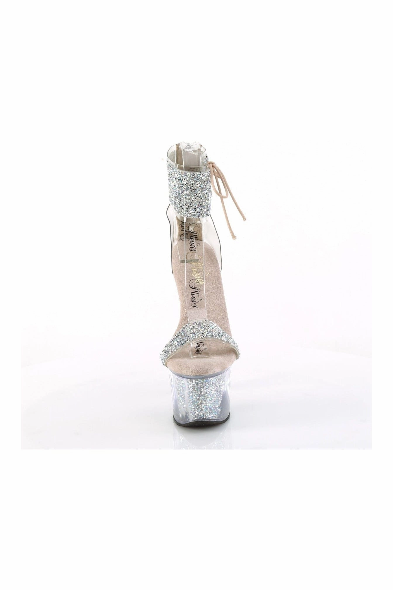 SKY-327RSI Silver Sequins Sandal
