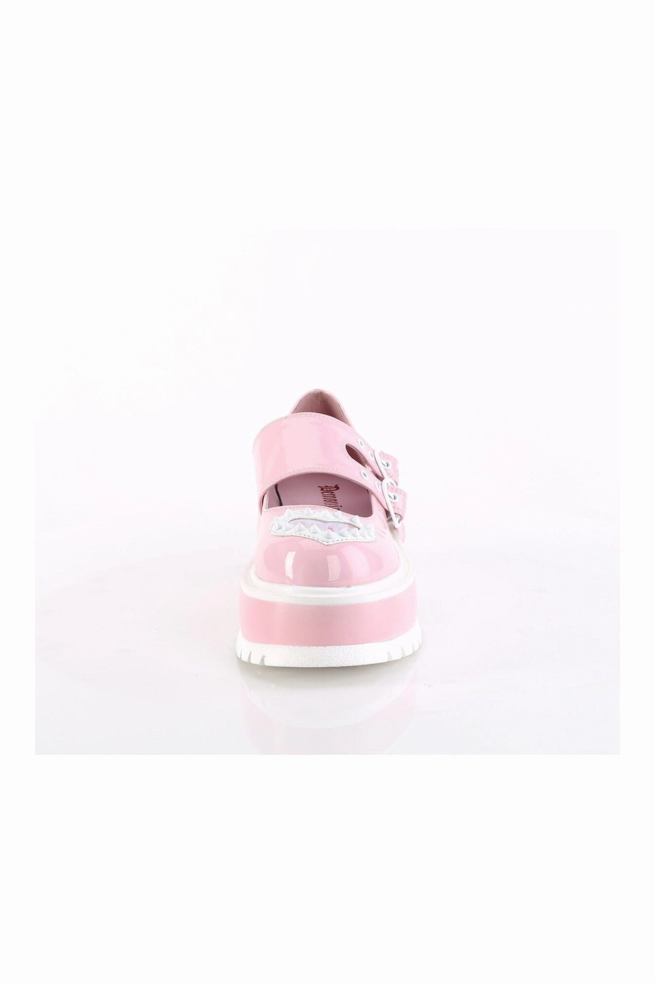 SLACKER-25 Pink Hologram Patent Mary Janes