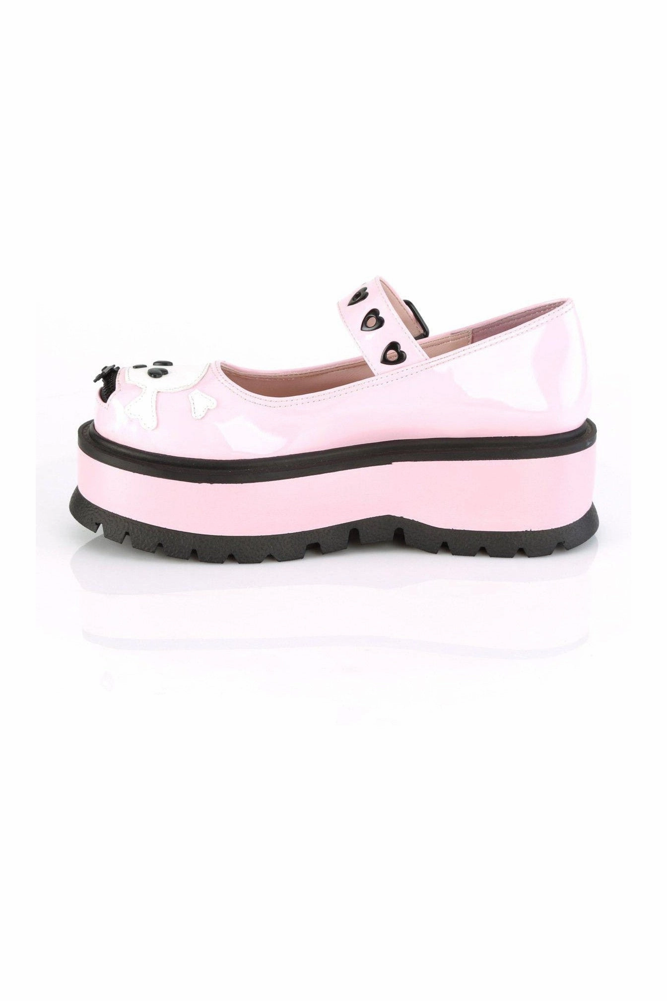 SLACKER-27 Mary Jane | Hologram Faux Leather