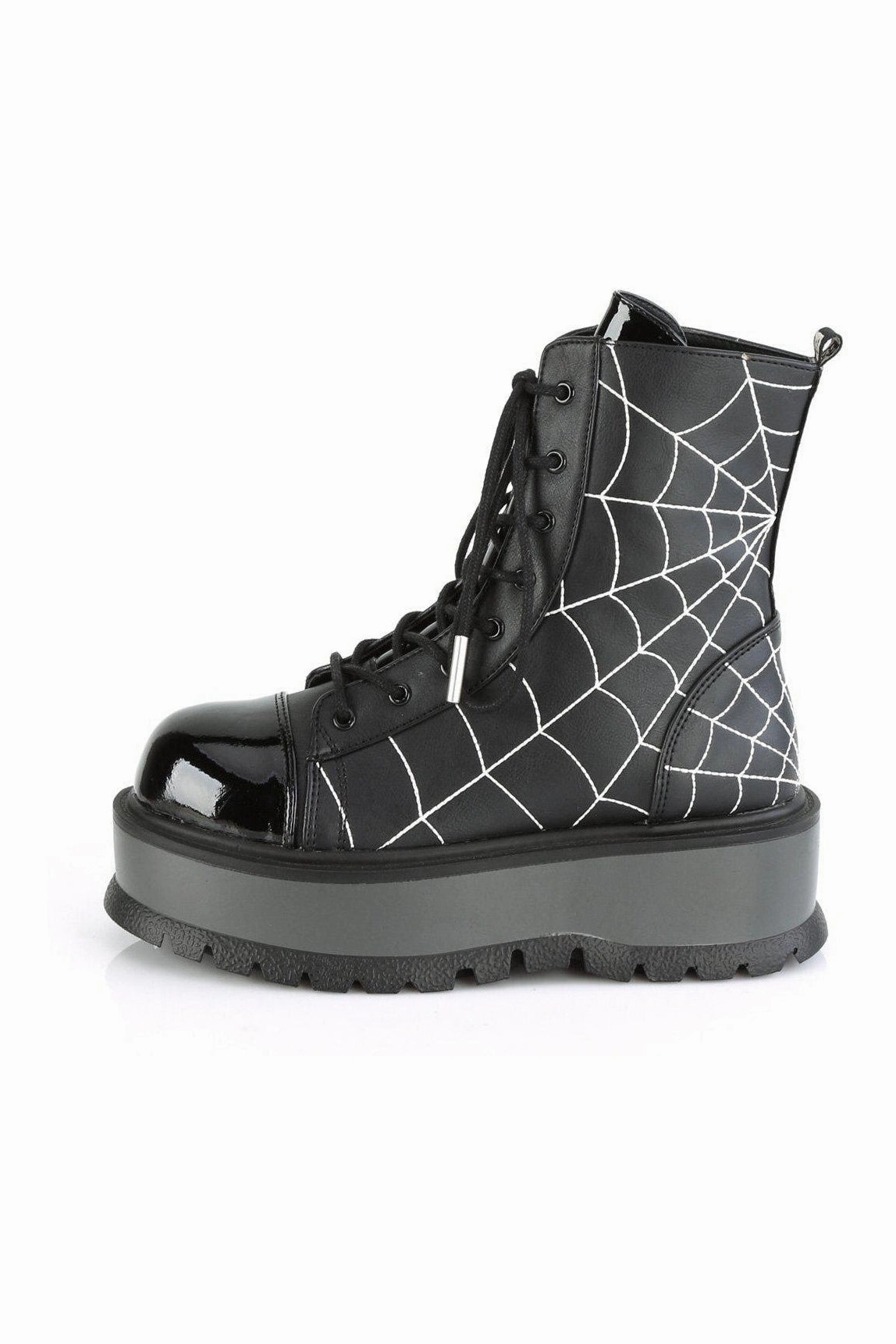 SLACKER-88 Ankle Boot | Black Faux Leather