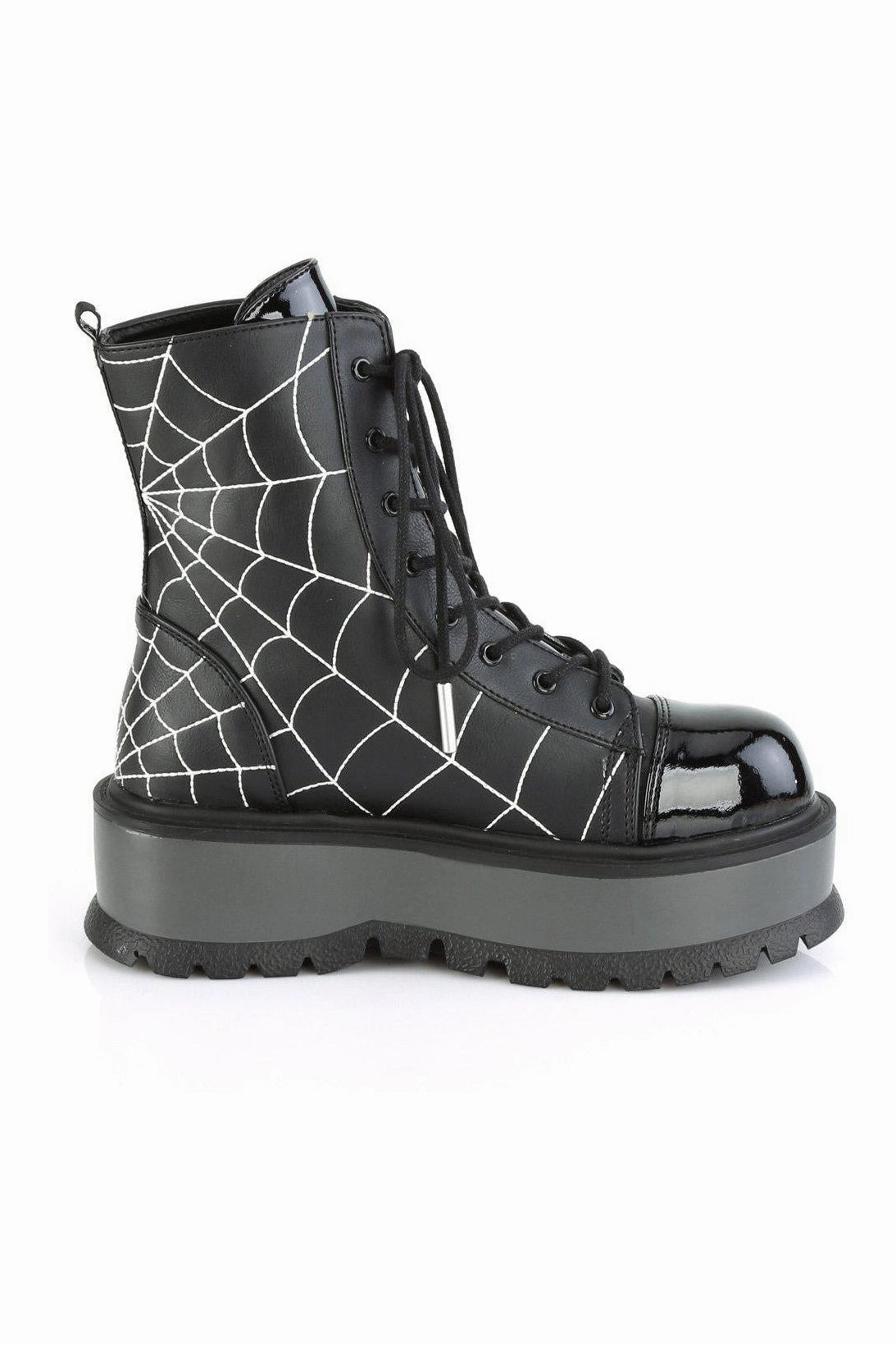 SLACKER-88 Ankle Boot | Black Faux Leather