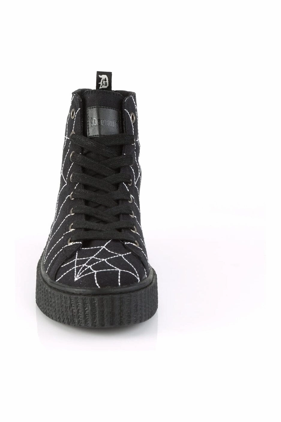 SNEEKER-250 Black Canvas Creeper