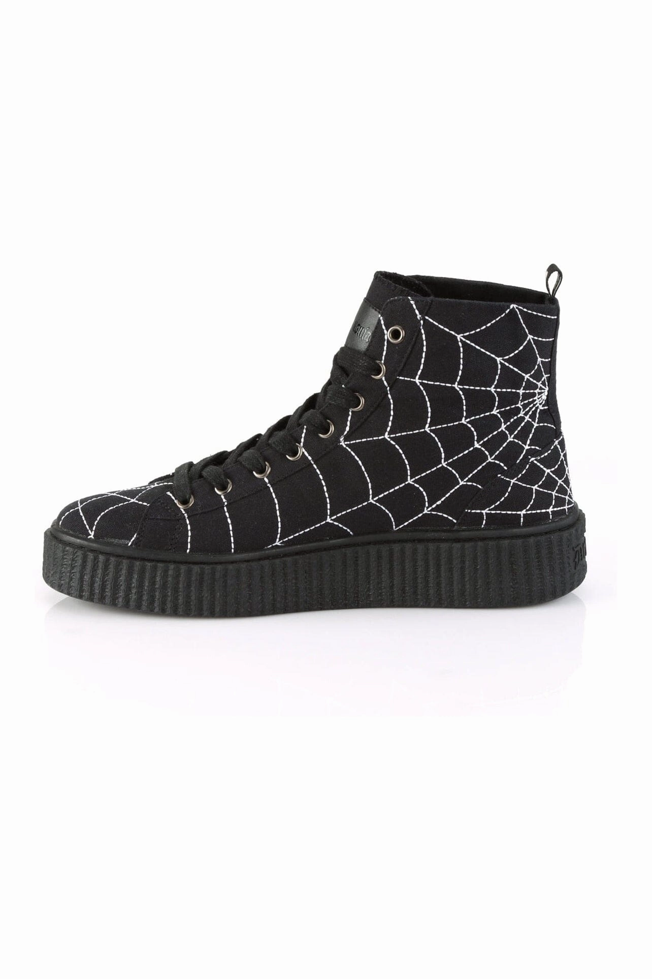 SNEEKER-250 Black Canvas Creeper