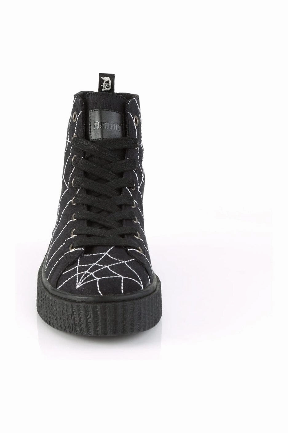 SNEEKER-250 Black Canvas Creeper