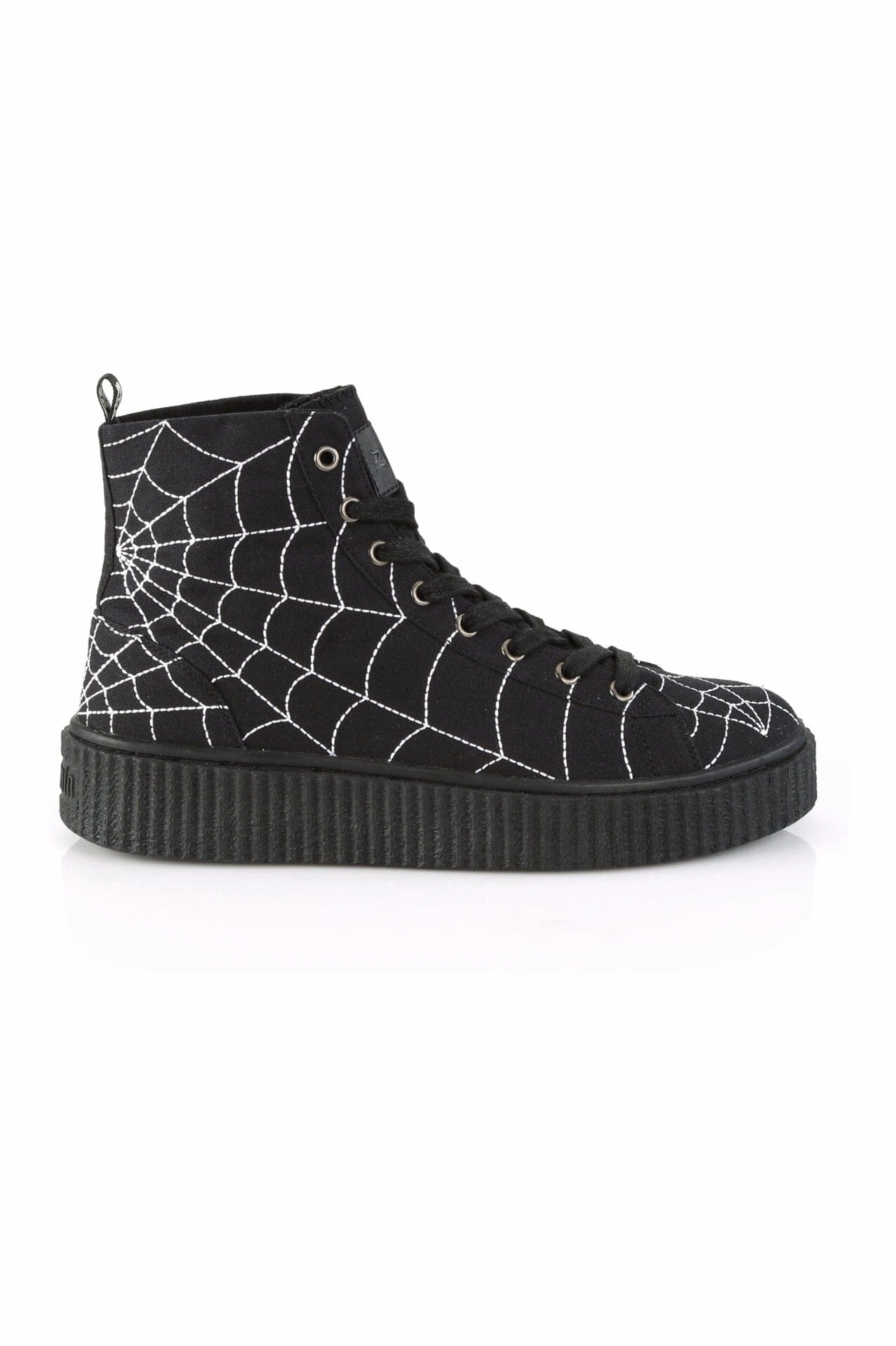 SNEEKER-250 Black Canvas Creeper