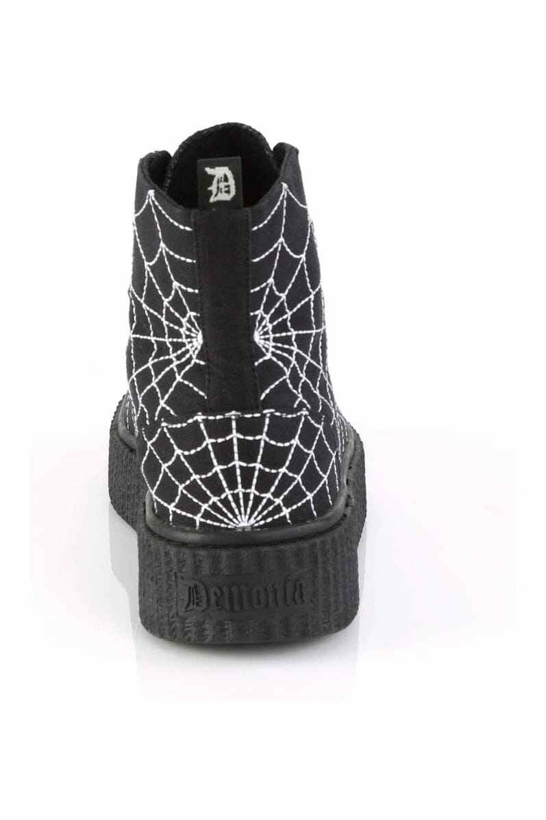SNEEKER-250 Black Canvas Creeper