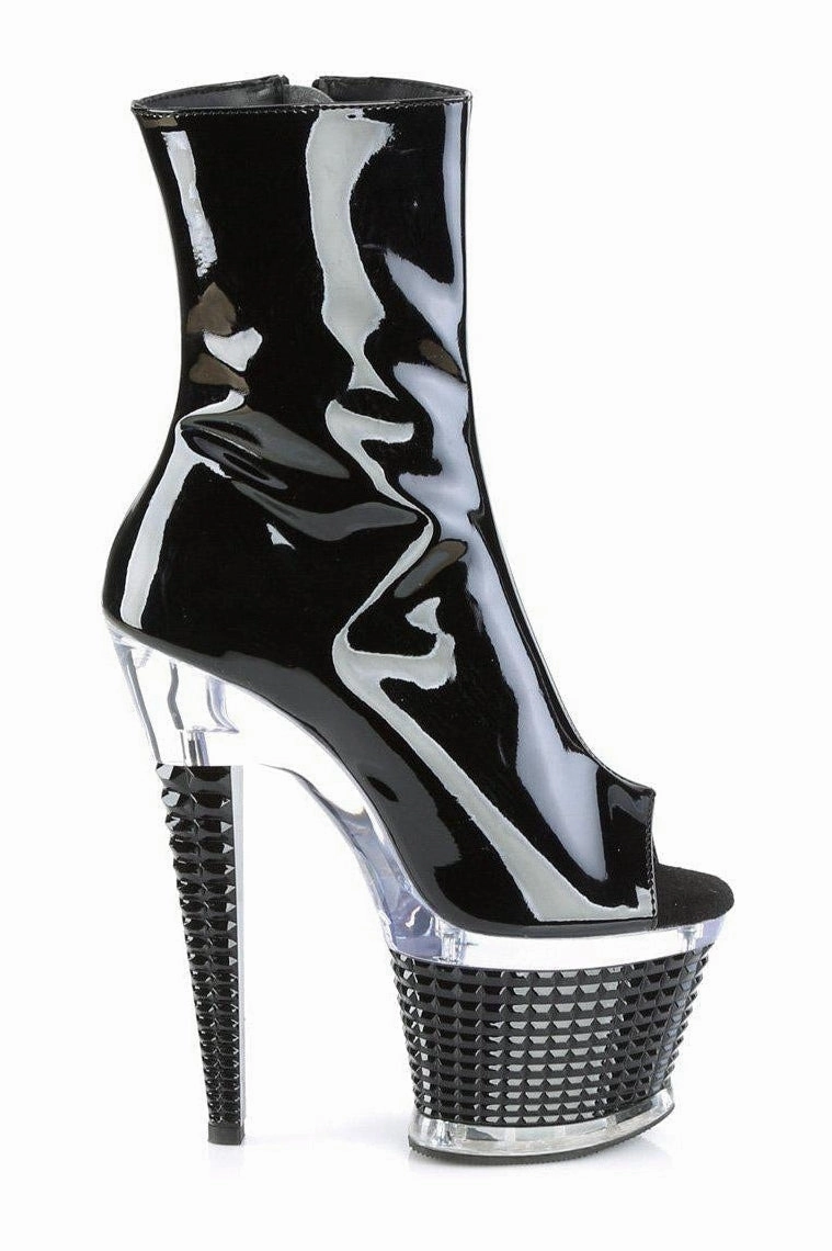 SPECTATOR-1021 Ankle Boot | Black Patent