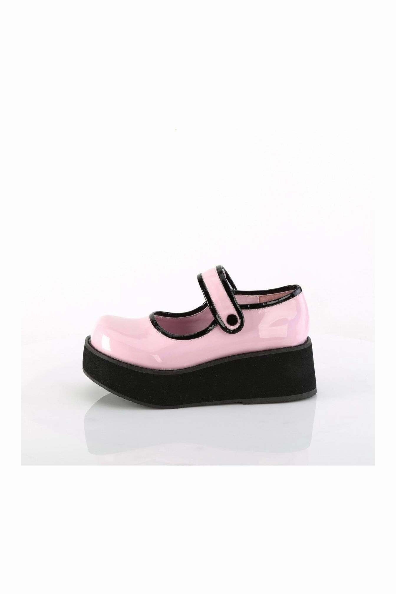 SPRITE-01 Pink Hologram Patent Mary Janes